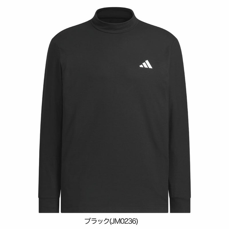 アディダスバックグラフィック長袖モックシャツJVV08メンズゴルフウェアゴルフ2025春夏モデルadidas日本正規品