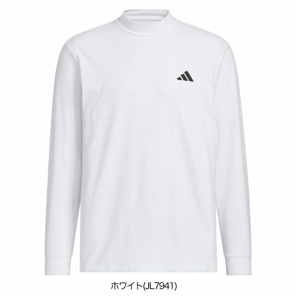 アディダスバックグラフィック長袖モックシャツJVV08メンズゴルフウェアゴルフ2025春夏モデルadidas日本正規品