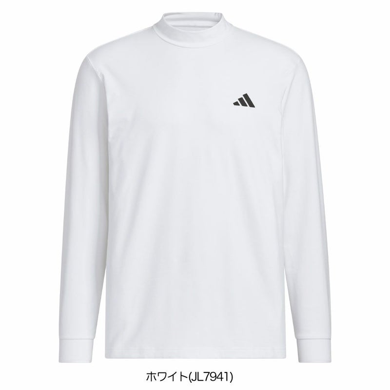 アディダスバックグラフィック長袖モックシャツJVV08メンズゴルフウェアゴルフ2025春夏モデルadidas日本正規品