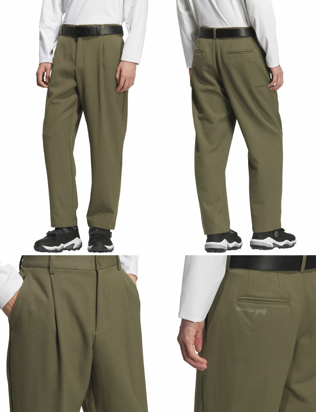アディダスEXSTRETCHACTIVEワイドクラッシックアンクルパンツJVU92メンズadidas2025秋冬モデル日本正規品