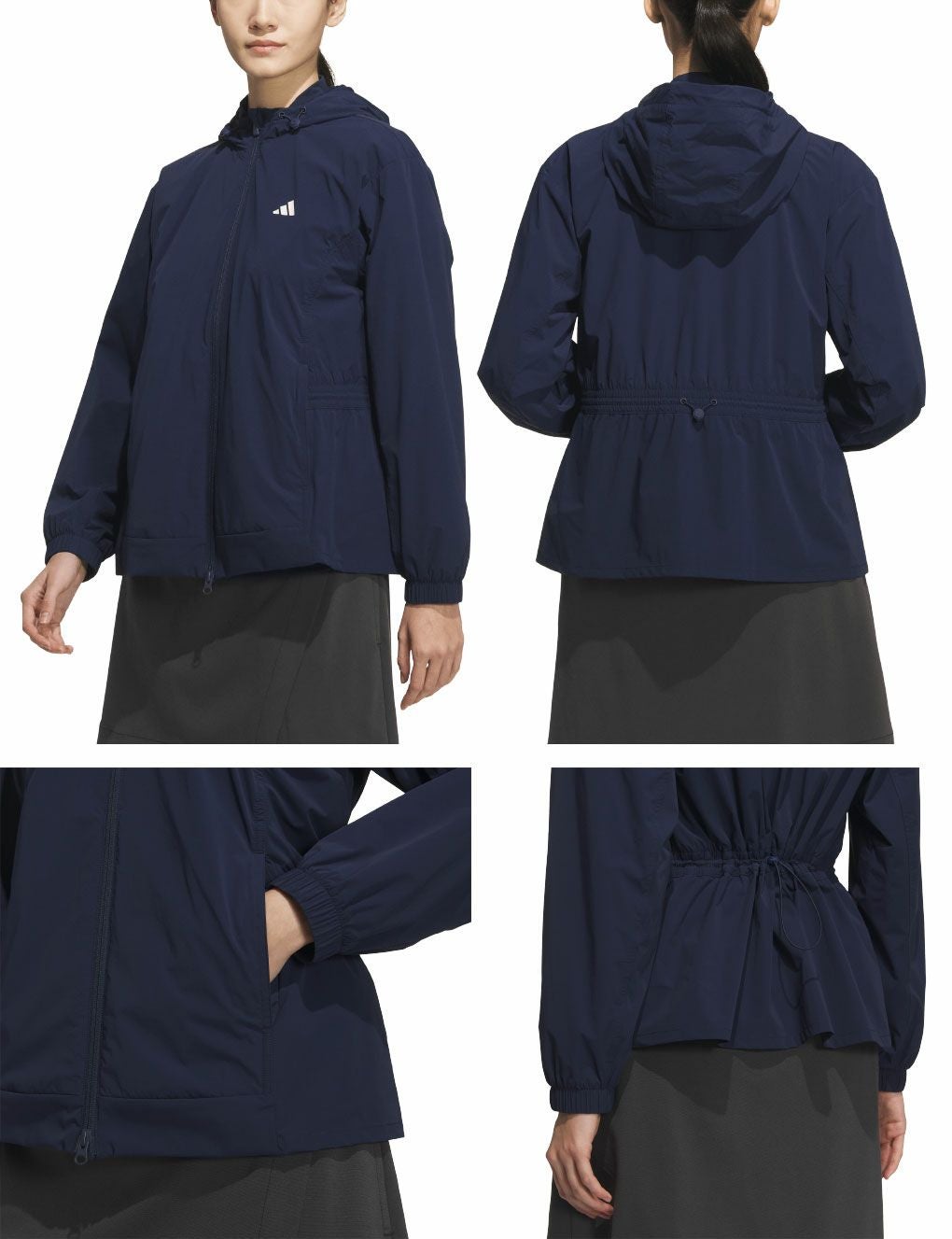 アディダス撥水フルジップフーディーJWJ99レディースゴルフウェアゴルフ2025春夏モデルadidas日本正規品