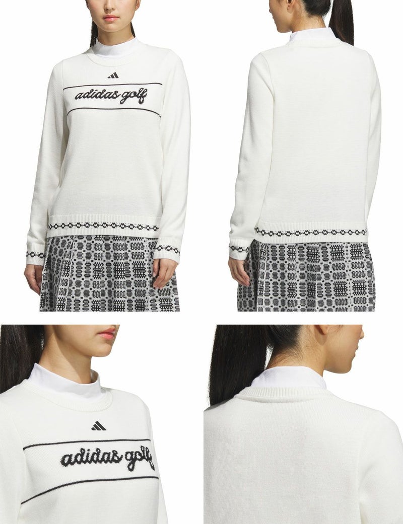 アディダストラディショナルパターンセーターJWK02レディースゴルフウェアゴルフ2025春夏モデルadidas日本正規品
