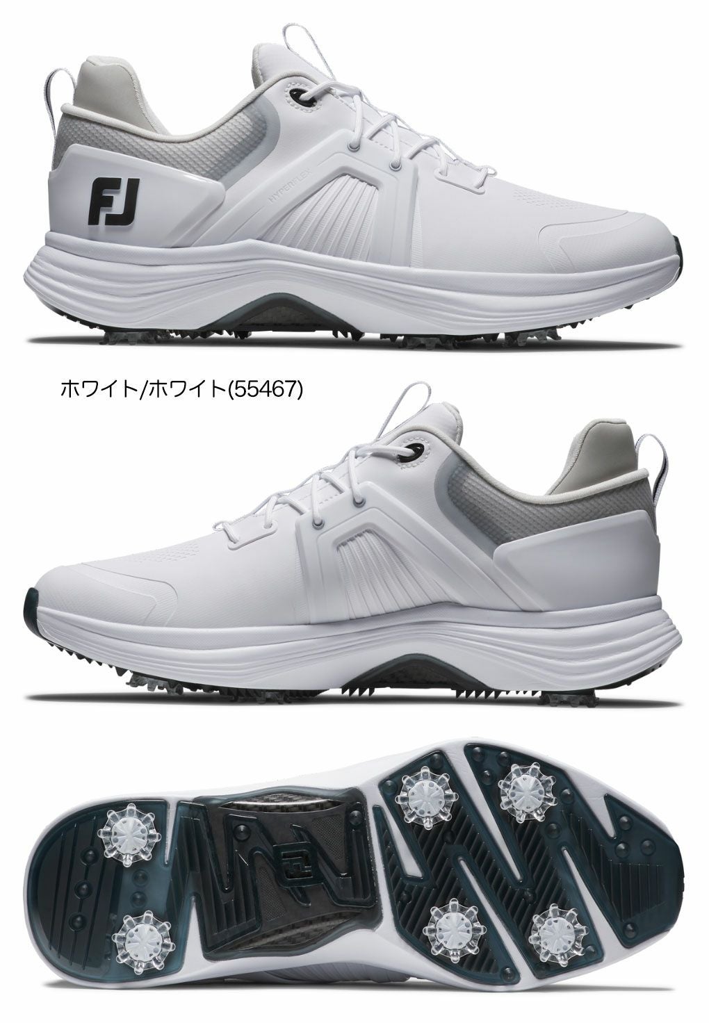 フットジョイMEN'SハイパーフレックスカーボンLACEDゴルフシューズスパイクメンズ靴FOOTJOY2025年モデル日本正規品
