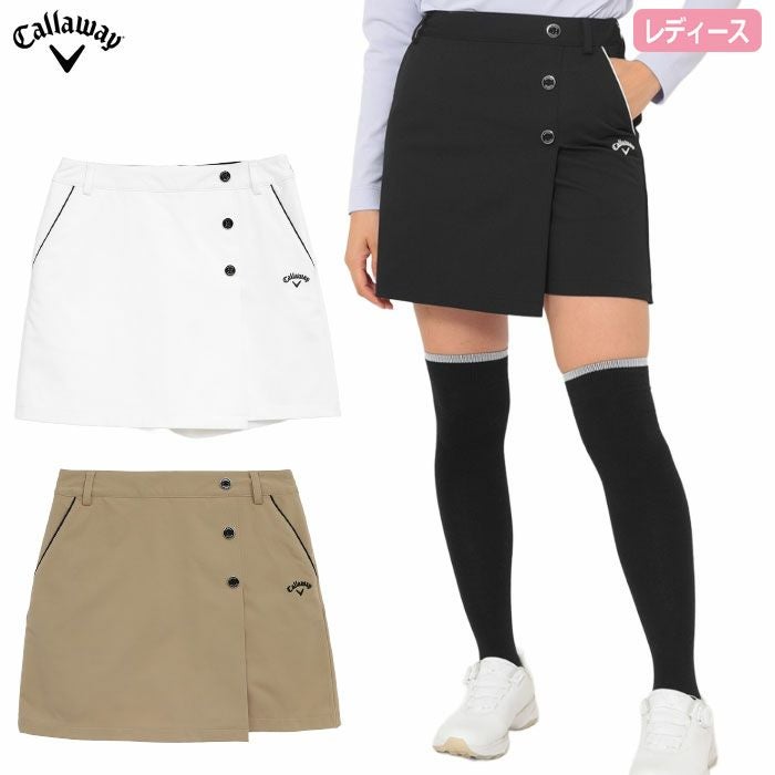 キャロウェイ8WAYストレッチショートパンツスカートC25228201レディースゴルフウェアゴルフ2025秋冬モデル日本正規品