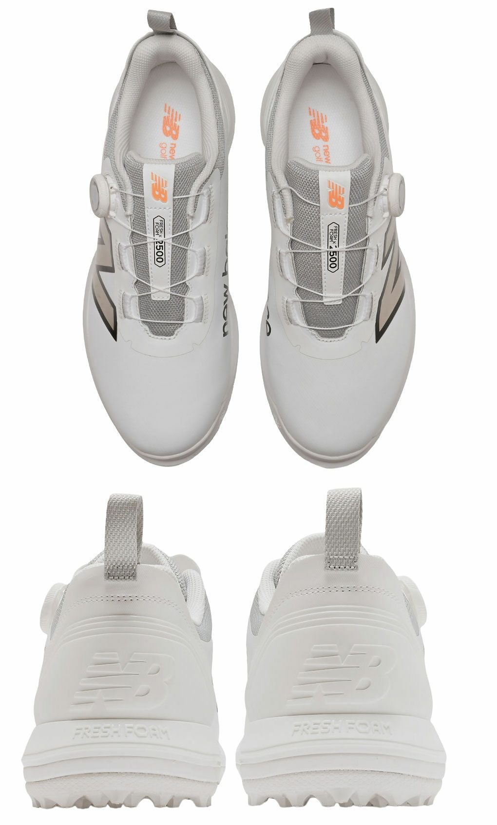 ニューバランスFreshFoamX2500v4BOAスパイクレスシューズUGS2500Dゴルフシューズnewbalance日本正規品2025年モデル