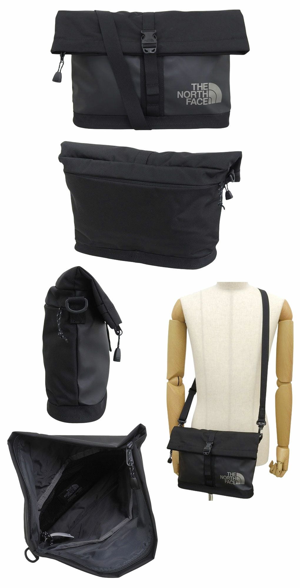 ザ・ノース・フェイスショルダーバッグメンズレディースNF0A8BK6-BIA-BLACK2025年モデルTHENORTHFACE並行輸入