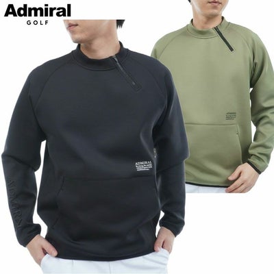 アドミラルAdmiralGolfダンボールハーフジップスウェットADMA554ゴルフウェア2025秋冬モデル日本正規品