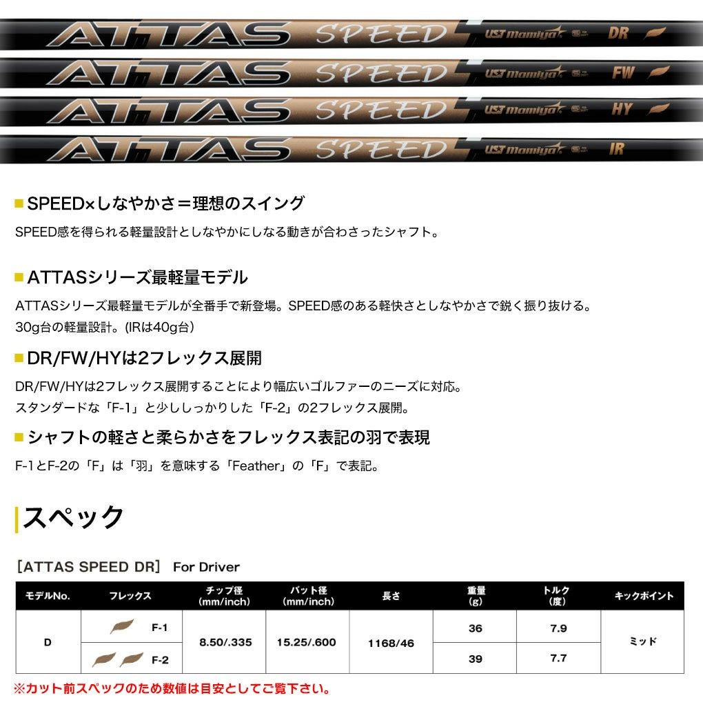 タイトリストスリーブ付きシャフト_アッタス