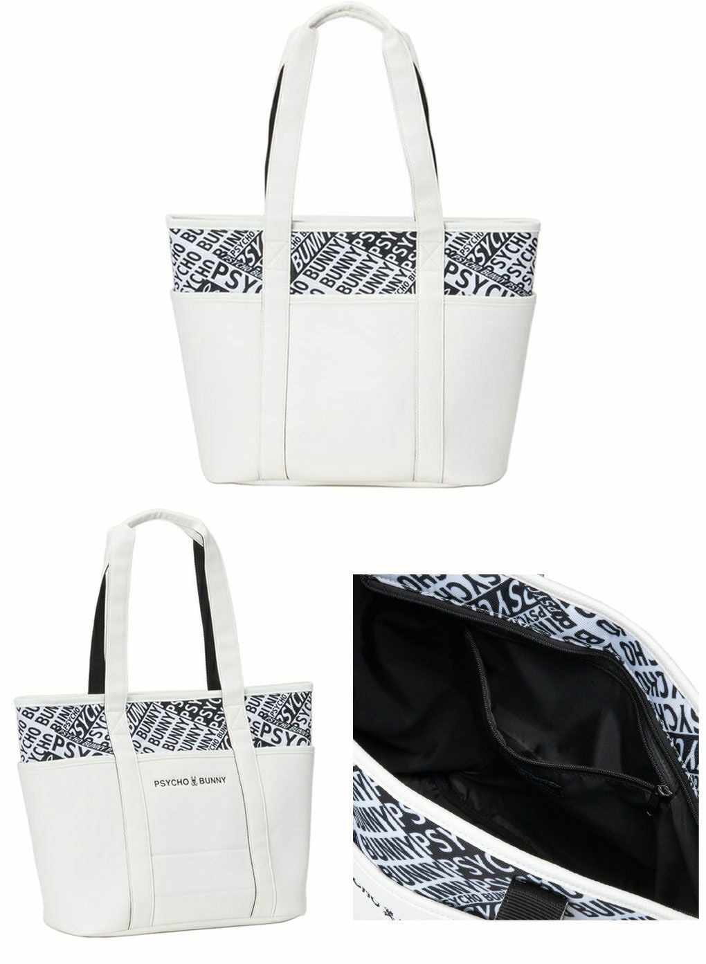 サイコバニーPsychoBunnyトートバッグFLAGSHIPPBMG5FB4ゴルフラウンドトートバッグ2025年モデル日本正規品