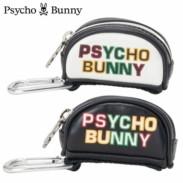 サイコバニーPsychoBunnyボールポーチLOGOARTPBMG5FE1ゴルフ2025年モデル日本正規品