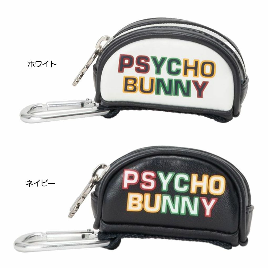 サイコバニーPsychoBunnyボールポーチLOGOARTPBMG5FE1ゴルフ2025年モデル日本正規品