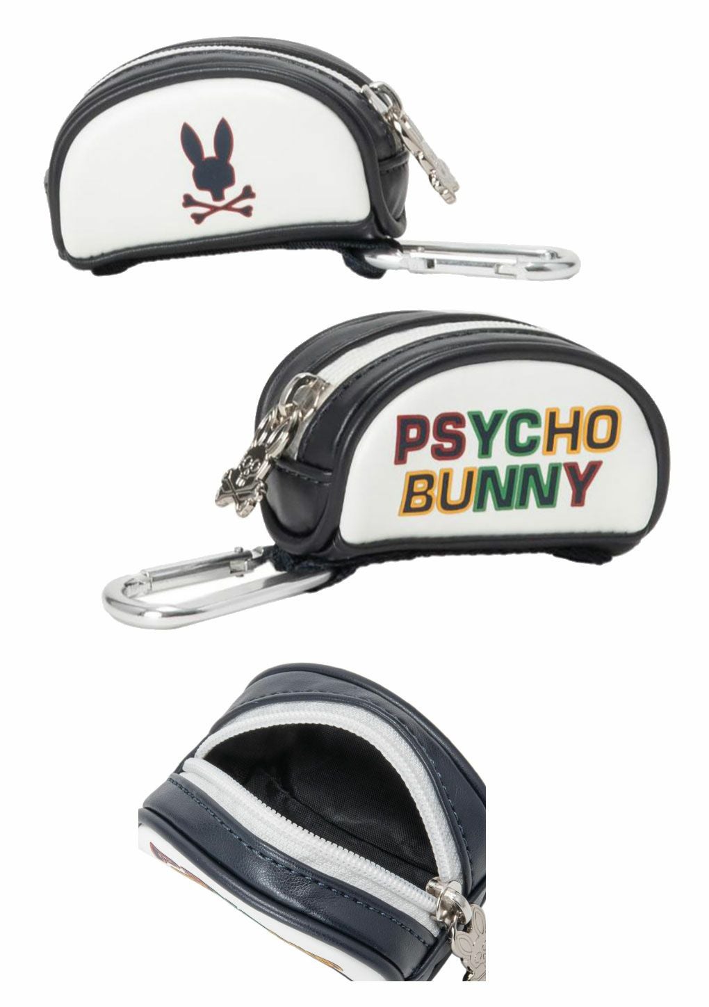 サイコバニーPsychoBunnyボールポーチLOGOARTPBMG5FE1ゴルフ2025年モデル日本正規品