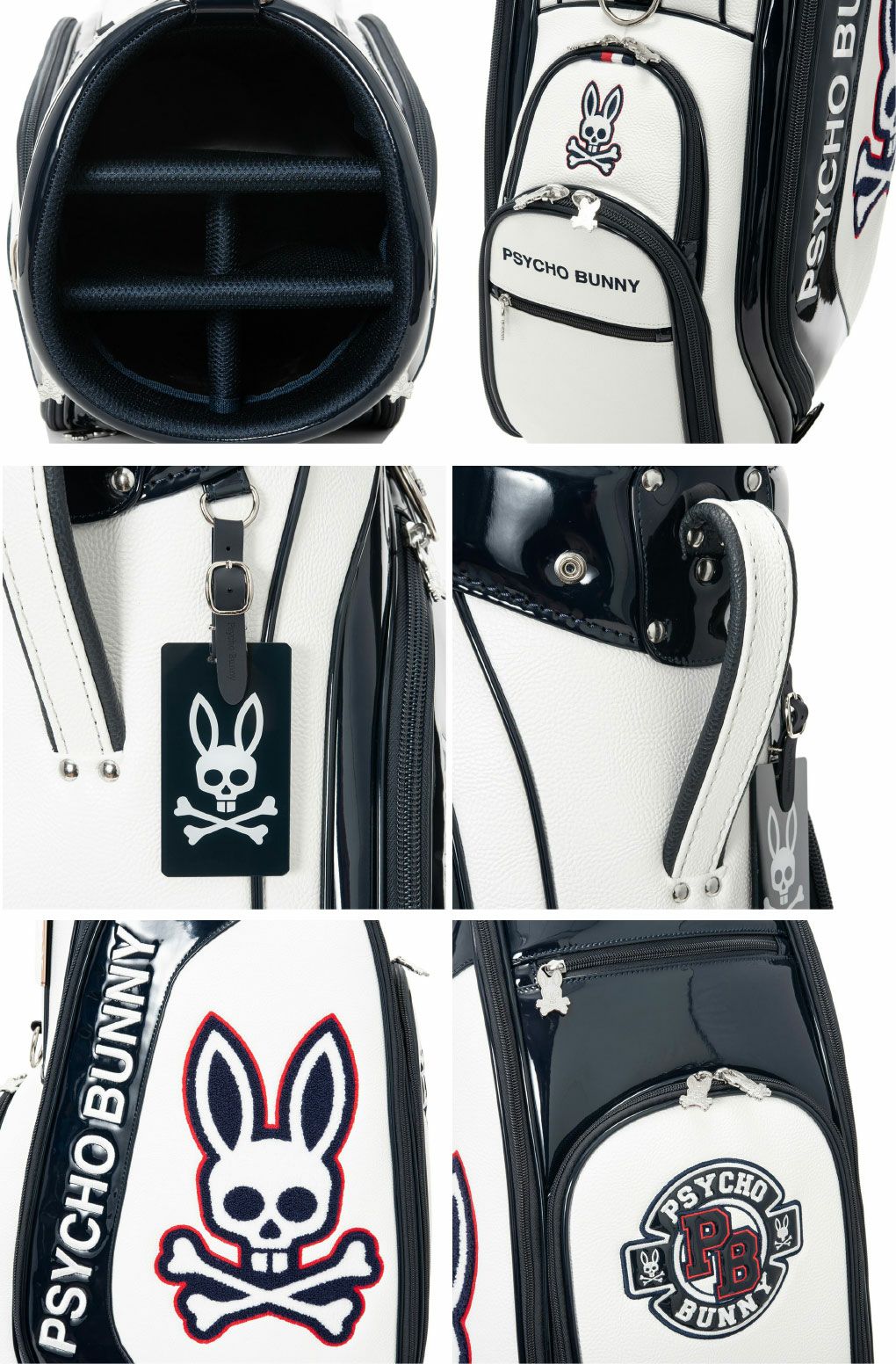 サイコバニーPsychoBunnyカートキャディバッグEXCLUSIVEEDITION9.0型PBMG5FC146インチ対応ゴルフバッグ2025年モデル日本正規品