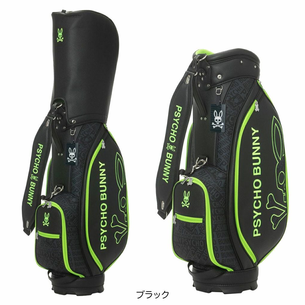 サイコバニーPsychoBunnyカートキャディバッグFLAGSHIP9.0型PBMG5FC346インチ対応ゴルフバッグ2025年モデル日本正規品