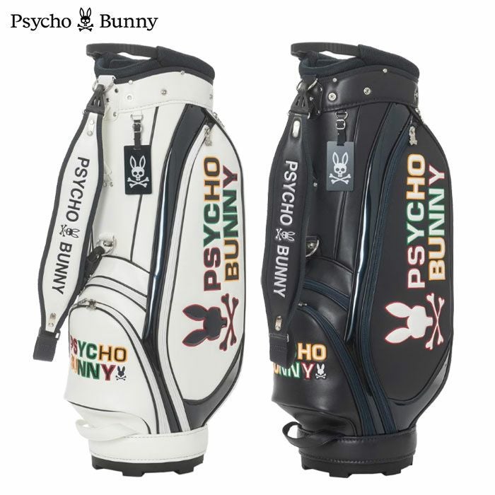サイコバニーPsychoBunnyLOGOARTキャディバッグ9.0型PBMG5FC446インチ対応ゴルフバッグ2025年モデル日本正規品