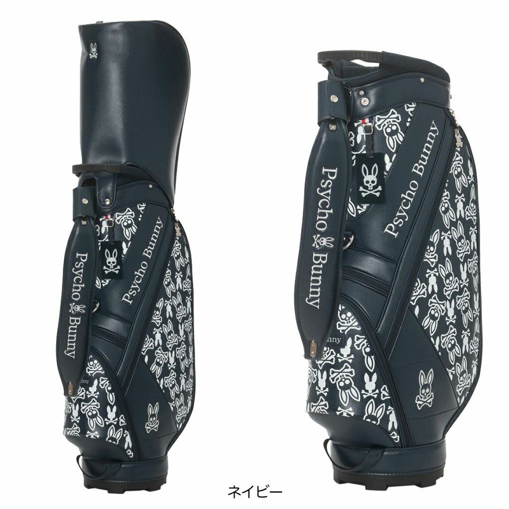 サイコバニーPsychoBunnyカートキャディバッグMONOGRAM9.0型PBMG5FC546インチ対応ゴルフバッグ2025年モデル日本正規品