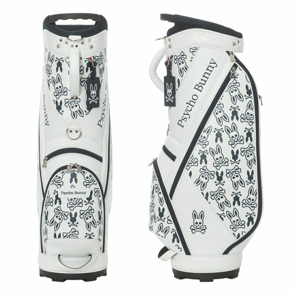 サイコバニーPsychoBunnyカートキャディバッグMONOGRAM9.0型PBMG5FC546インチ対応ゴルフバッグ2025年モデル日本正規品