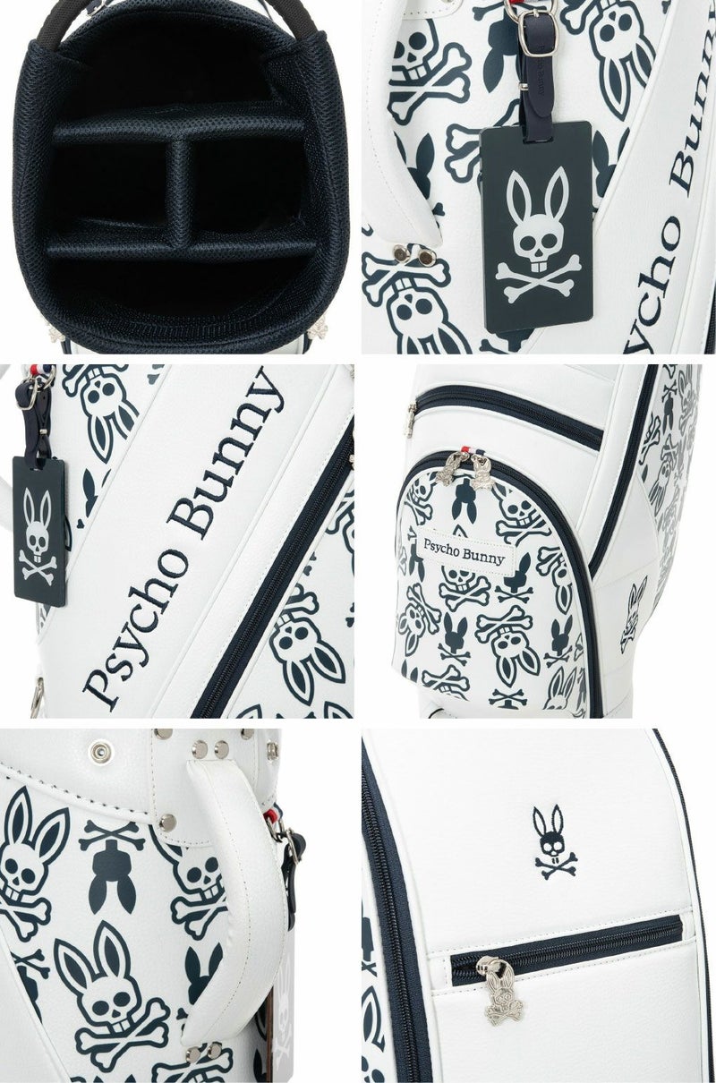 サイコバニーPsychoBunnyカートキャディバッグMONOGRAM9.0型PBMG5FC546インチ対応ゴルフバッグ2025年モデル日本正規品