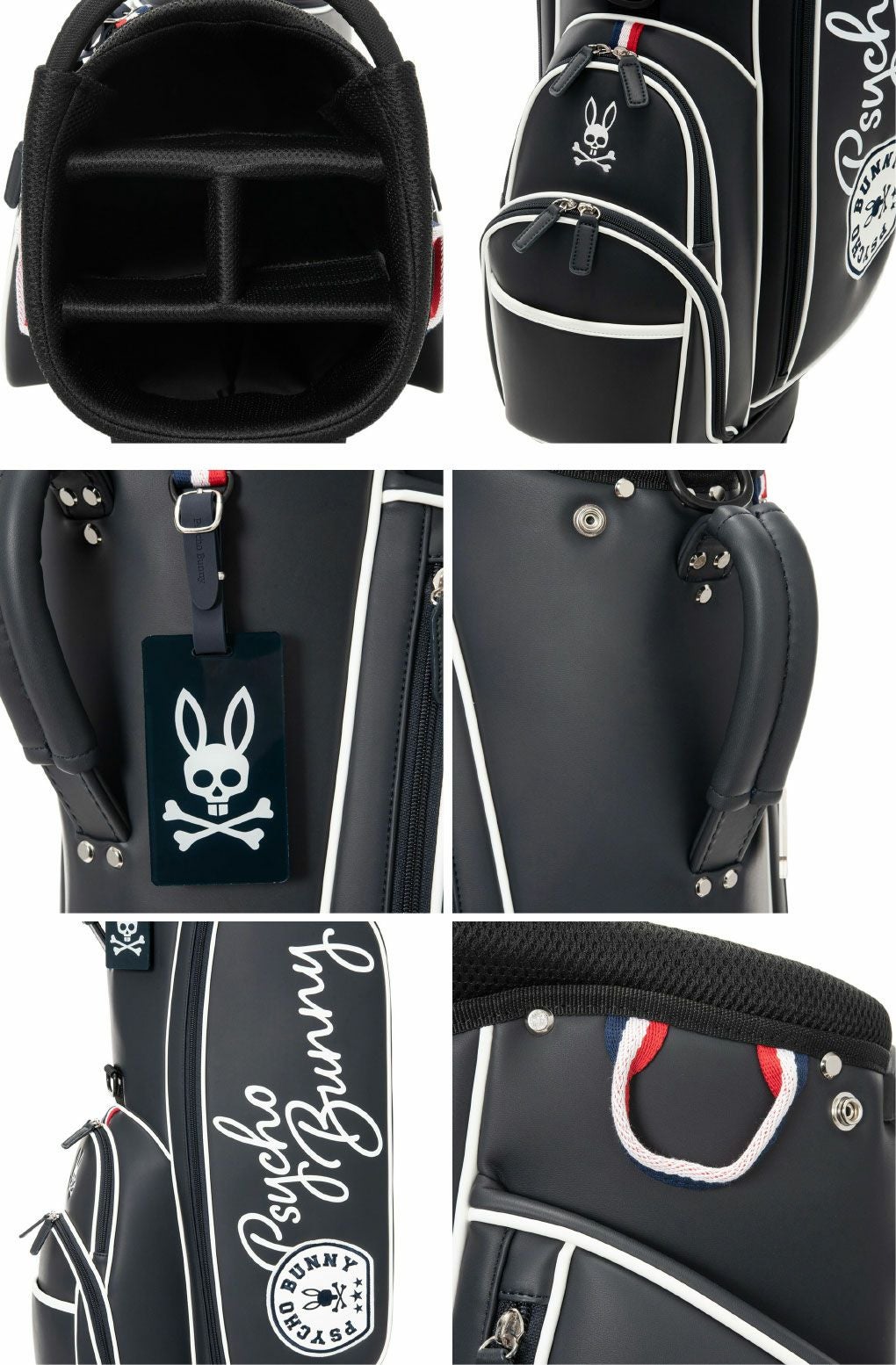 ハ*ム様 PSYCHO BUNNY スタンドバッグ 9インチ サイコバニー Psycho Bunny スタンドキャディバック LWG 9.0型