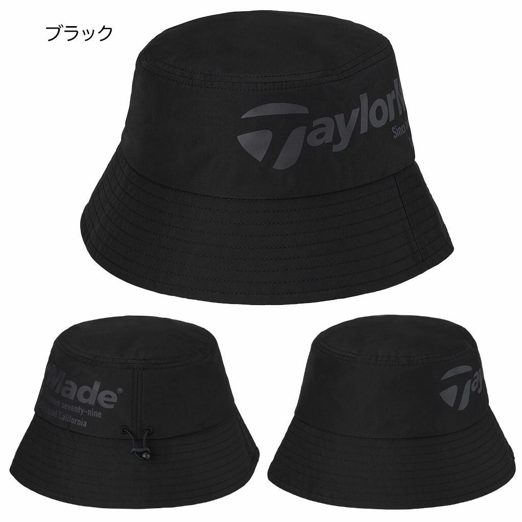 テーラーメイドMバケットハットUN931メンズゴルフキャップ帽子ゴルフTaylorMade日本正規品2025秋冬モデル