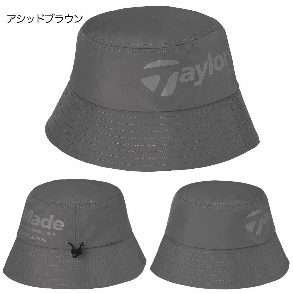 テーラーメイドMバケットハットUN931メンズゴルフキャップ帽子ゴルフTaylorMade日本正規品2025秋冬モデル