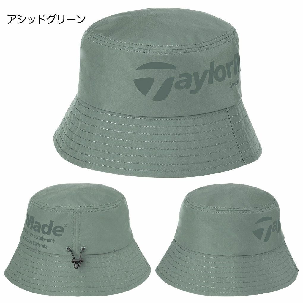 テーラーメイドMバケットハットUN931メンズゴルフキャップ帽子ゴルフTaylorMade日本正規品2025秋冬モデル