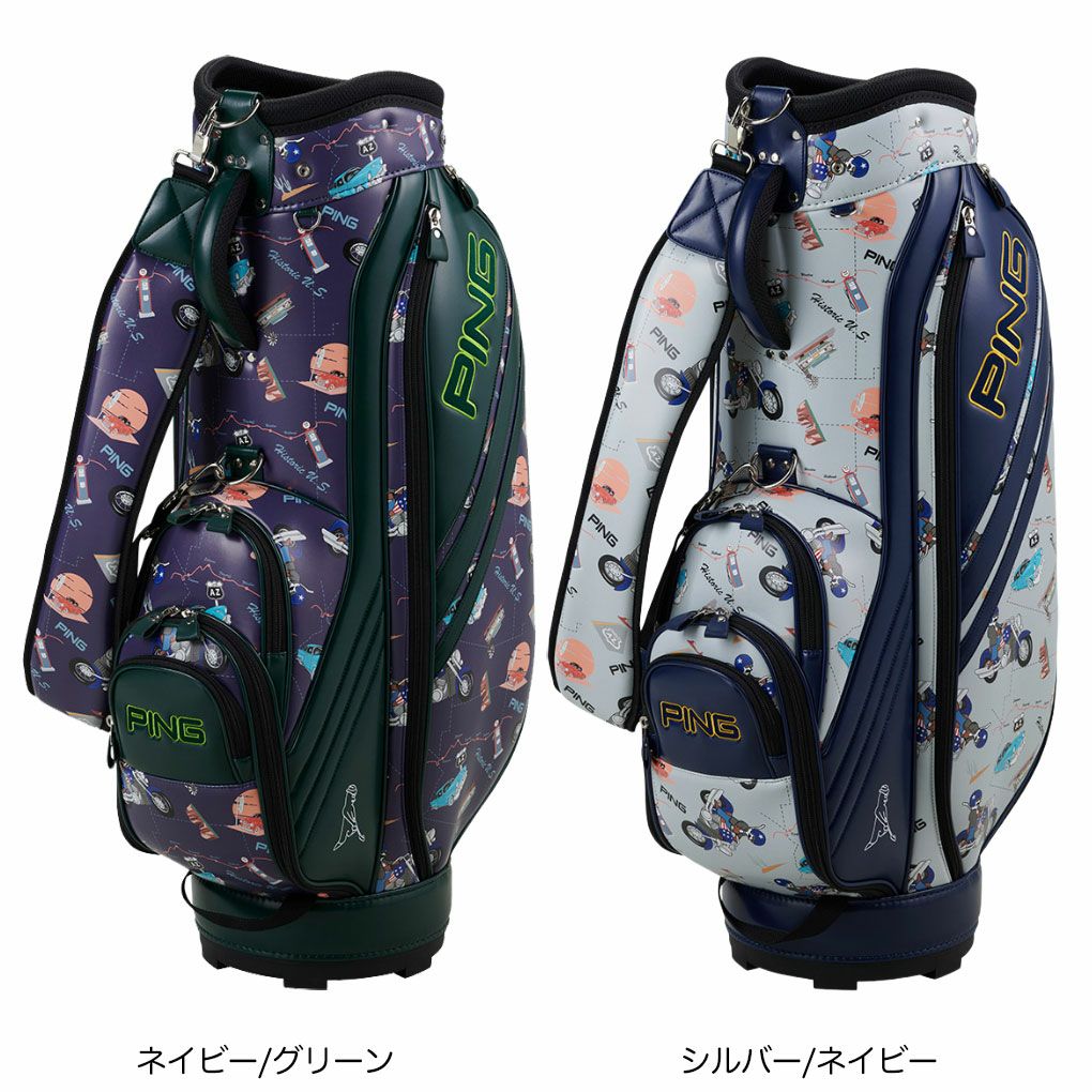 PING ピン スタンド キャディバッグ PING（ピン） レトロスタンドキャディバッグ : GDOゴルフショップ