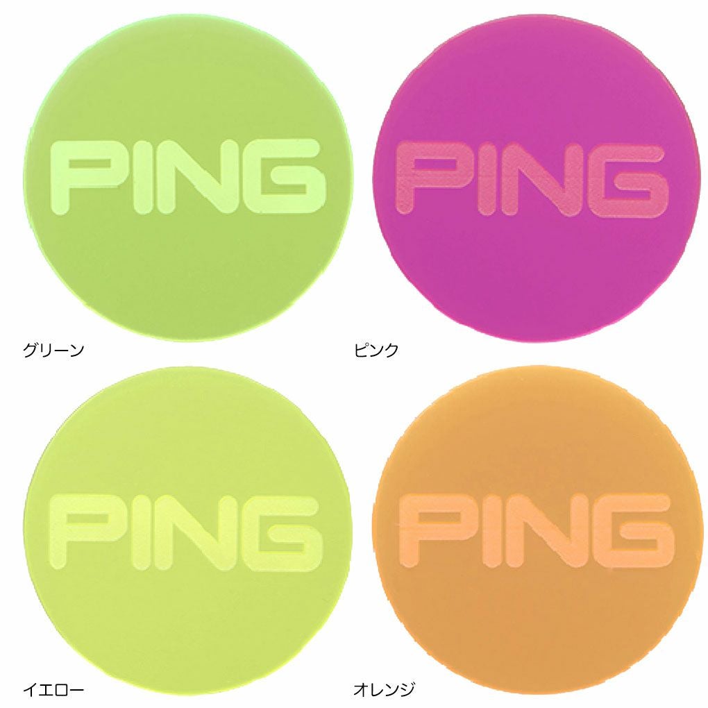PINGピンAC-U2508ネオンマーカーPINGボールマーカーゴルフ2025年モデル日本正規品