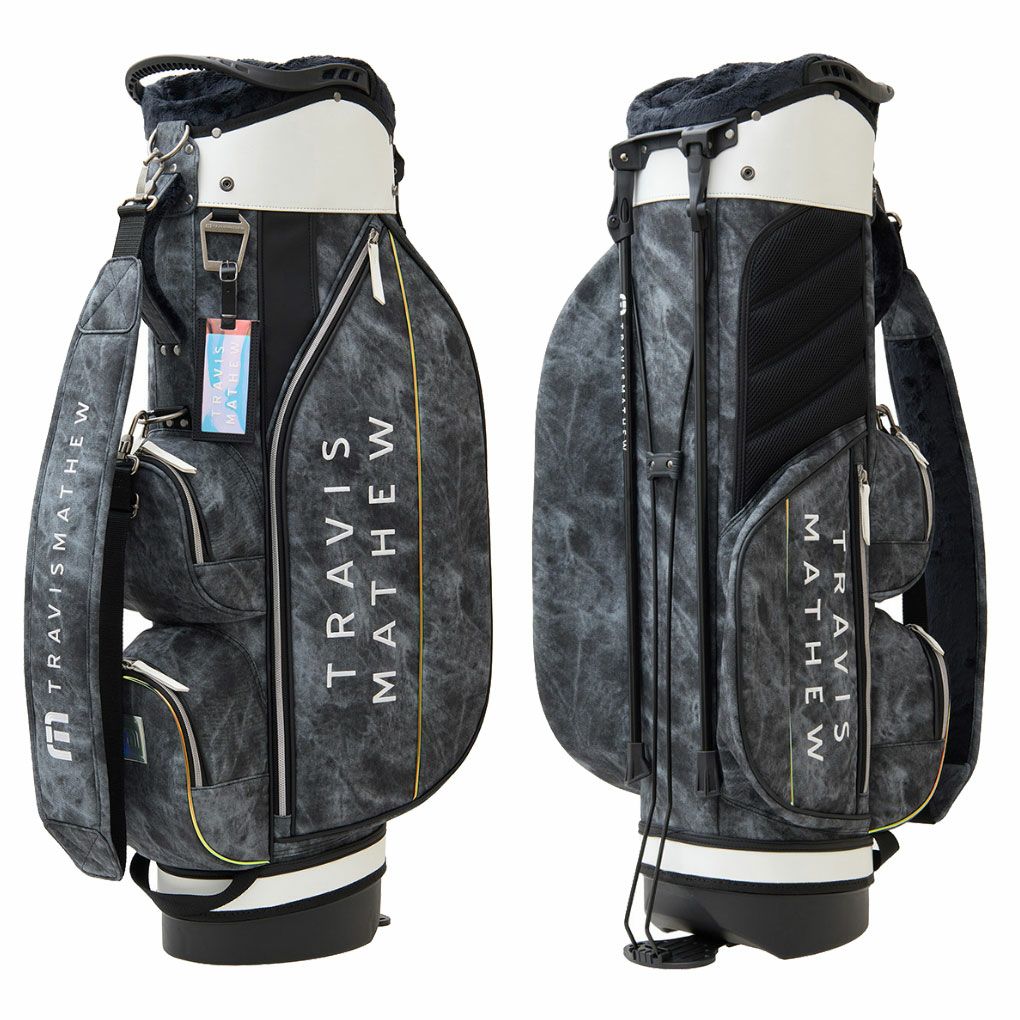【TRAVISMATHEW/トラビスマシュー】スタンドキャディバック　グレー トラヴィスマシュー ゴルフ キャディバッグ RTM スタンドバッグ