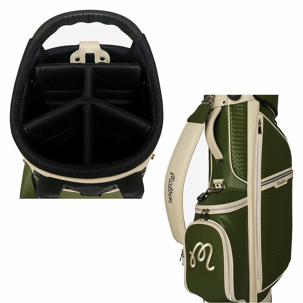 マルボンMalbonGolfキャディバッグM-91524分割トップMalbonGolf2025年モデル正規品