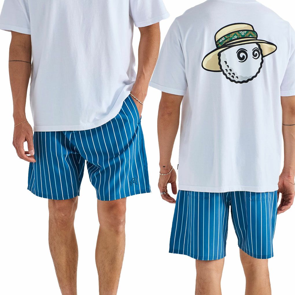 マルボンMalbonGolfショートパンツTONINOHYBRIDSHORTPRINTEDメンズM-9168ゴルフウェア2025年モデル正規品