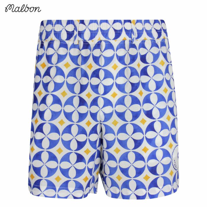 Malbon 黒 シャツとショートパンツセット ゴルフウェア マルボン Malbon Golf マルボン ゴルフ シャツとショートパンツセット メンズ