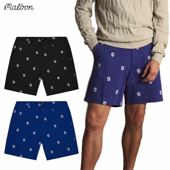 マルボンMalbonGolfショートパンツMALACCHIOCHINOSHORTメンズ M-9144ゴルフウェア2025年モデル正規品