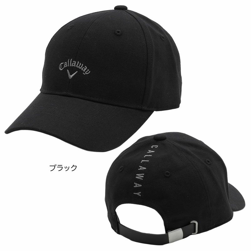キャロウェイコットンカルゼキャップC25291103メンズゴルフウェア2025秋冬モデル日本正規品