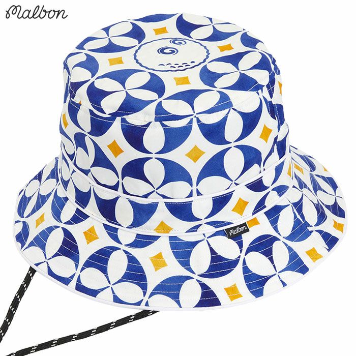 Malbon Golf ハット M-9426 MALBON BUCKET HAT メンズ ゴルフキャップ