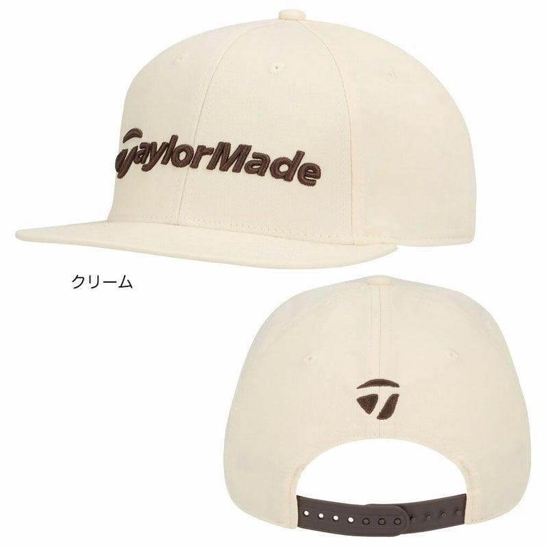 テーラーメイドEGフラットビルJE812メンズゴルフキャップ帽子ゴルフTaylorMade日本正規品2025秋冬モデル