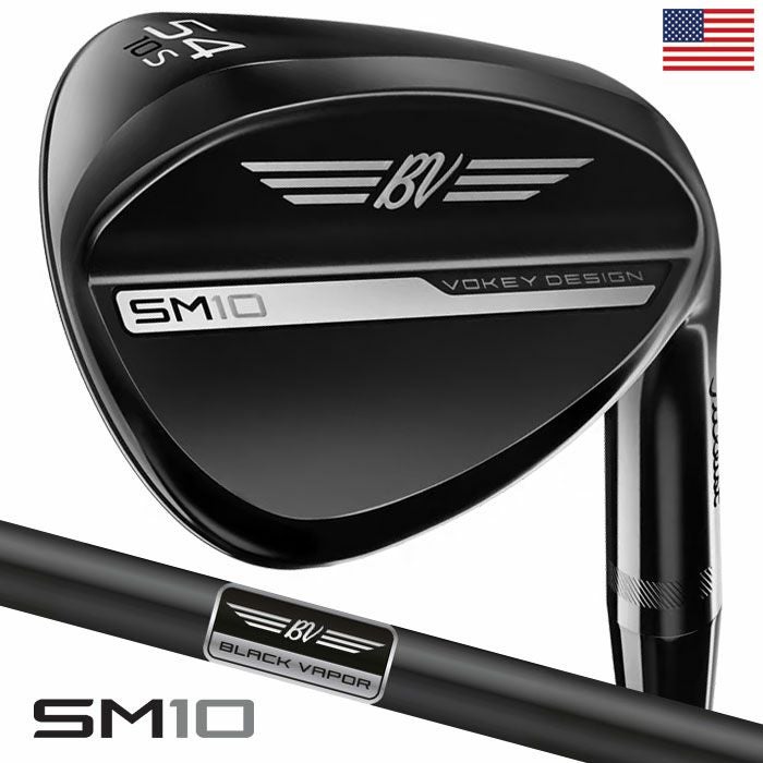 限定モデル】タイトリスト Vokey SM10 Black Vapor ウェッジ メンズ 右