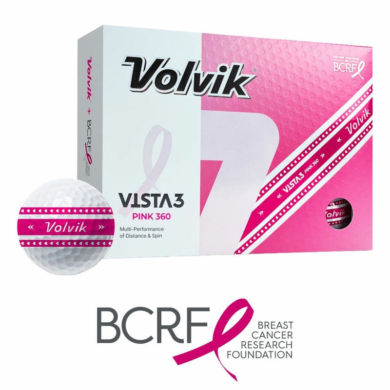 ボルビックVolvik2025Vista3Prism360BCRFGolfBallsピンク2025年モデルUSA直輸入品