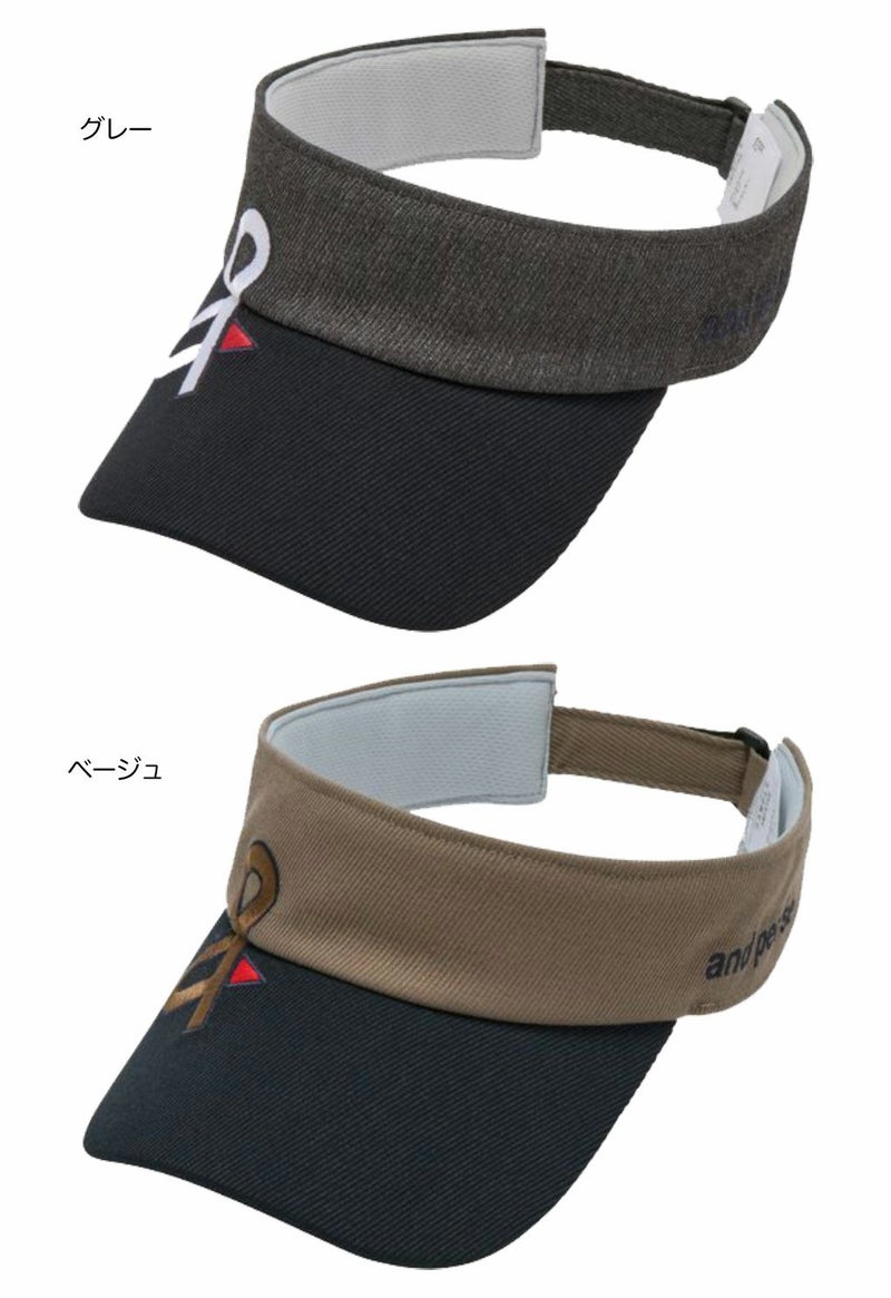 アンパスィバイザーAMF8705メンズゴルフキャップ帽子andperse2025秋冬モデル日本正規品