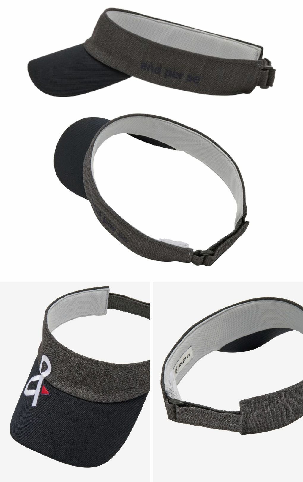 アンパスィバイザーAMF8705メンズゴルフキャップ帽子andperse2025秋冬モデル日本正規品