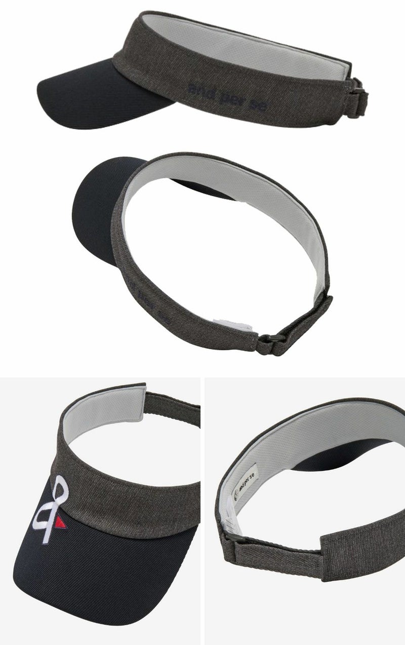 アンパスィバイザーAMF8705メンズゴルフキャップ帽子andperse2025秋冬モデル日本正規品