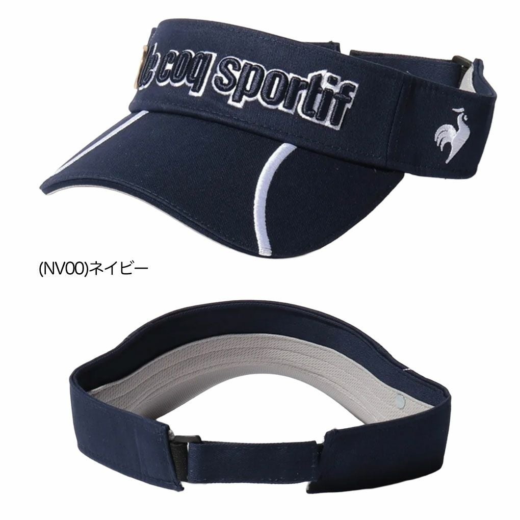 ルコックスポルティフマーカー付きサンバイザーQGBTJC51WメンズlecoqsportifGOLF2025春夏モデル日本正規品