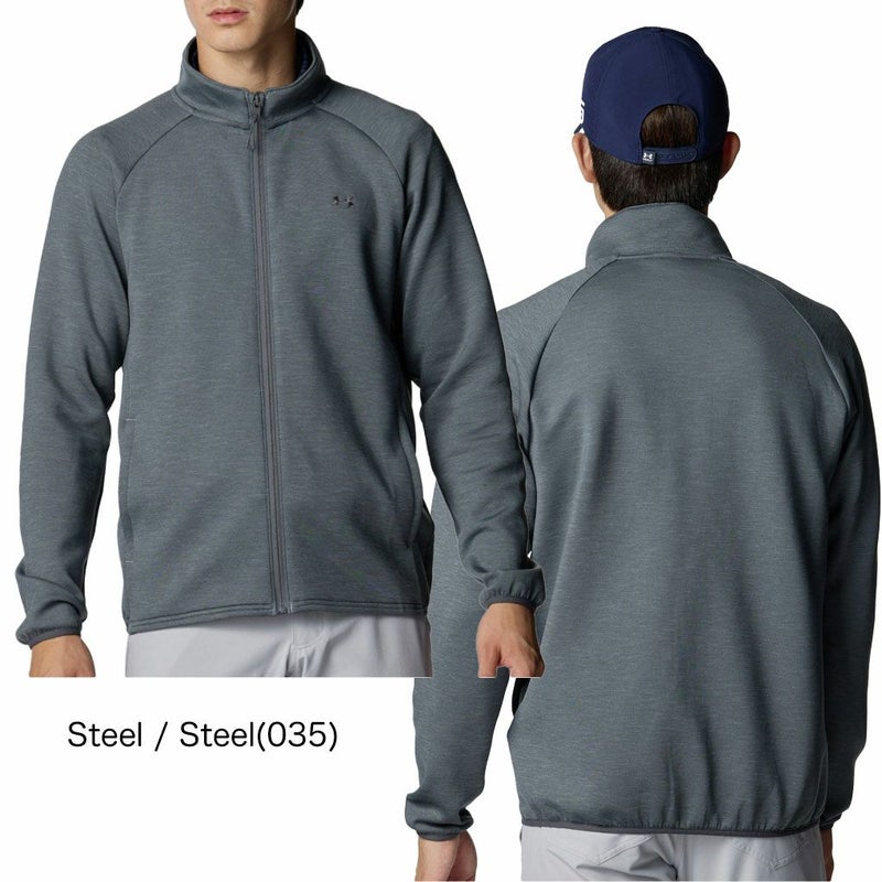 アンダーアーマUAドライブミッドレイヤーフルジップジャケット6007929メンズゴルフウェアゴルフUNDERARMOUR2025秋冬モデル日本正規品