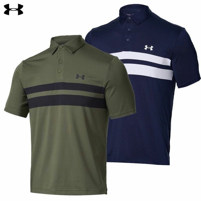 アンダーアーマUAプレーオフ3.0ストライプポロ1378676メンズゴルフウェアゴルフUNDERARMOUR2025秋冬モデル日本正規品