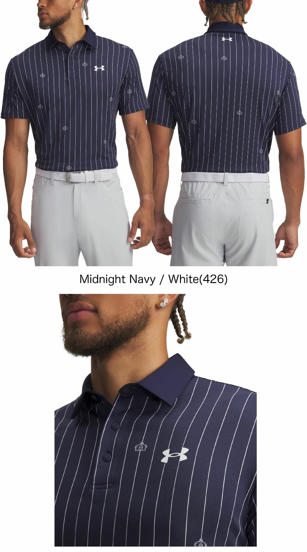 アンダーアーマUAプレーオフ3.0ストライプポロ1378676メンズゴルフウェアゴルフUNDERARMOUR2025秋冬モデル日本正規品