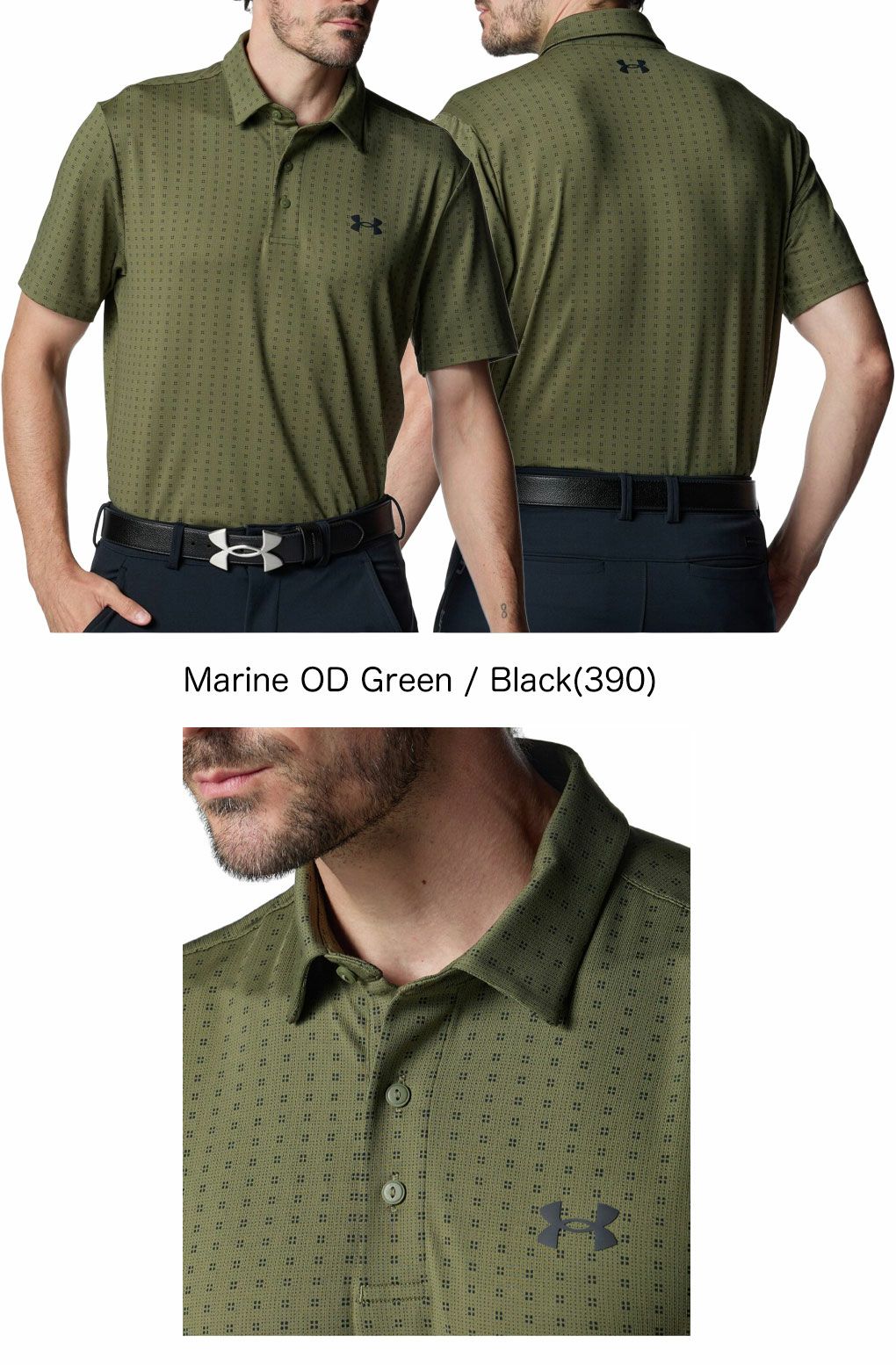 アンダーアーマUAプレーオフ3.0ストライプポロ1378676メンズゴルフウェアゴルフUNDERARMOUR2025秋冬モデル日本正規品