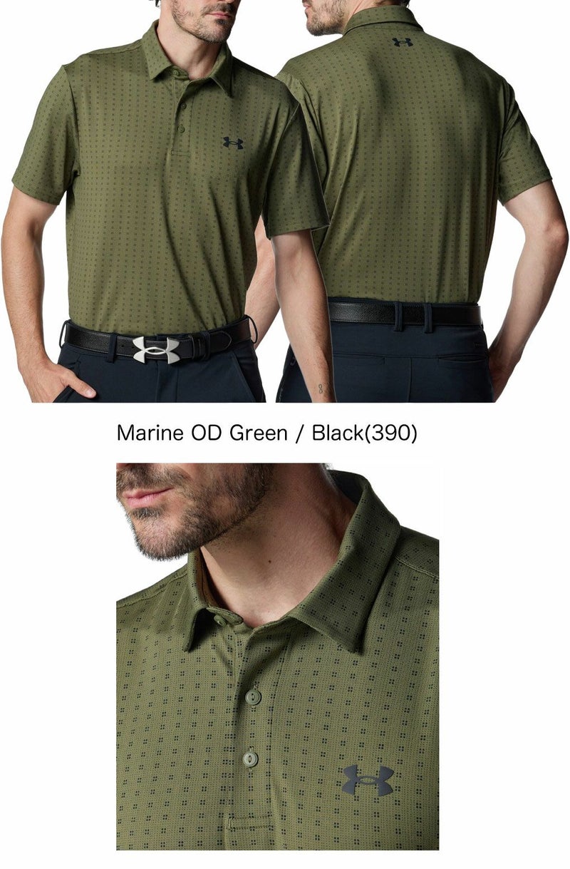 アンダーアーマUAプレーオフ3.0ストライプポロ1378676メンズゴルフウェアゴルフUNDERARMOUR2025秋冬モデル日本正規品