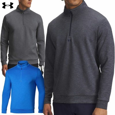 アンダーアーマUAドライブミッドレイヤープルオーバー 1387124メンズゴルフウェアゴルフUNDERARMOUR2025秋冬モデル日本正規品