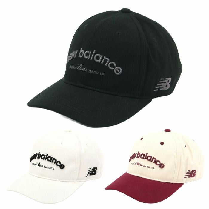 ニューバランスキャンバス6パネルキャップ012-5287001メンズゴルフキャップ帽子newbalance2025春夏モデル日本正規品