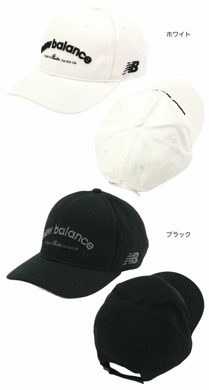 ニューバランスキャンバス6パネルキャップ012-5287001メンズゴルフキャップ帽子newbalance2025春夏モデル日本正規品